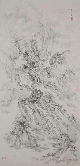 Arnold Chang, Mindscape
2011, Hanging Scroll, Ink on Paper