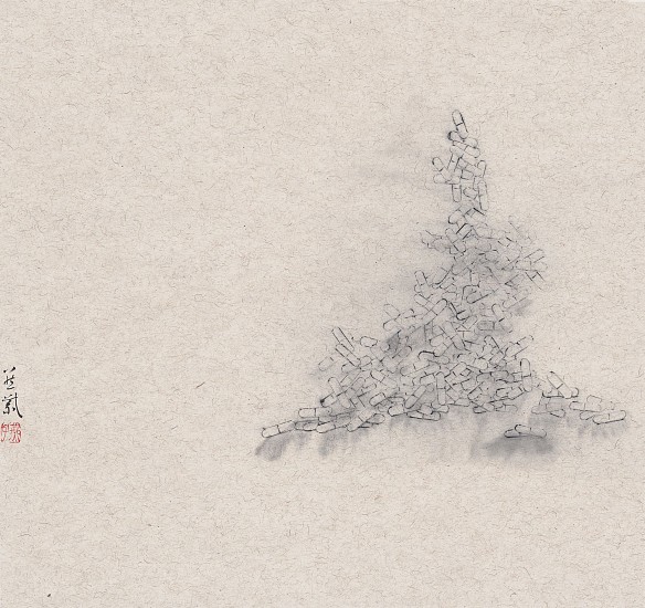Zhang Yanzi, Registration, 2016-5
2016, Ink and color on jute paper