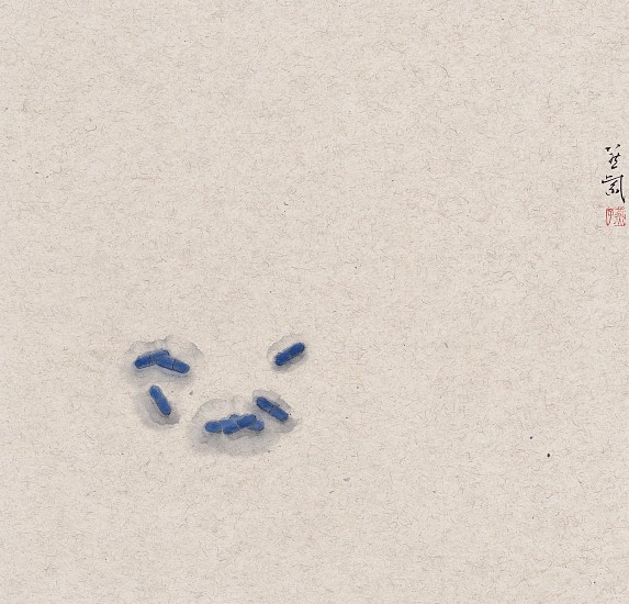 Zhang Yanzi, Registration, 2016-6
2016, Ink and color on jute paper