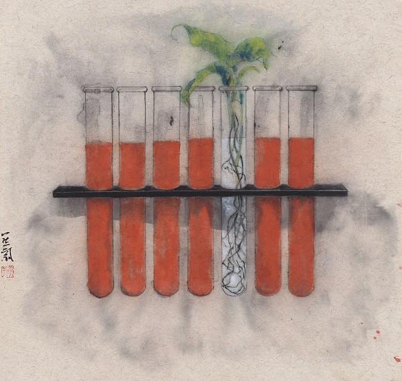 Zhang Yanzi, Registration, 2016-11
2016, Ink and color on jute paper