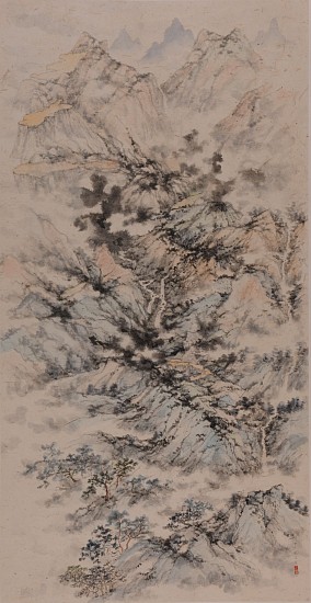 Arnold Chang, Landscape After Huang Gongwang [2014.07]
2014, Ink and Color on Paper