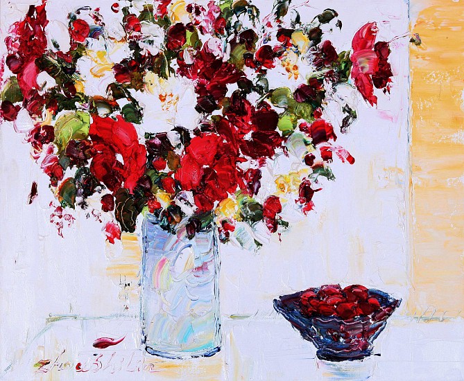 Zhou Shilin, Fresh Flowers #3
2013, Oil on canvas