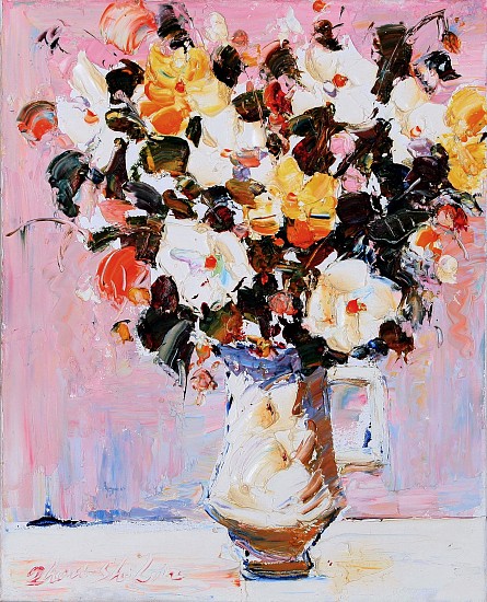 Zhou Shilin, Pink Hue Bouquet
2013, Oil on canvas