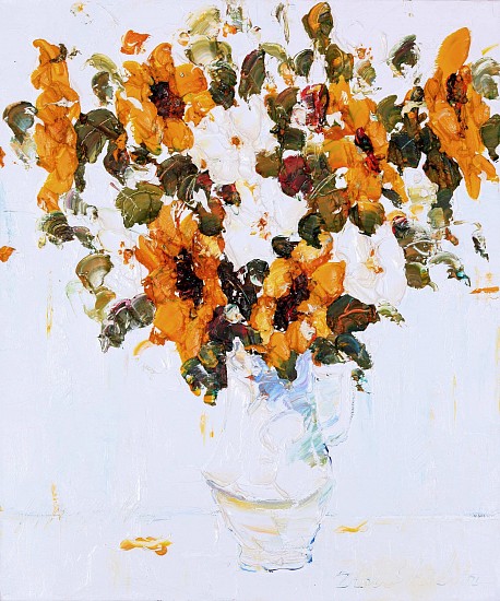 Zhou Shilin, Sunflowers #3
2013, Oil on canvas
