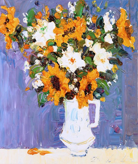 Zhou Shilin, Sunflowers #5
2013, Oil on canvas