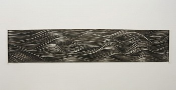 2. currents 42in x 216in charcoal on paper with scrolls